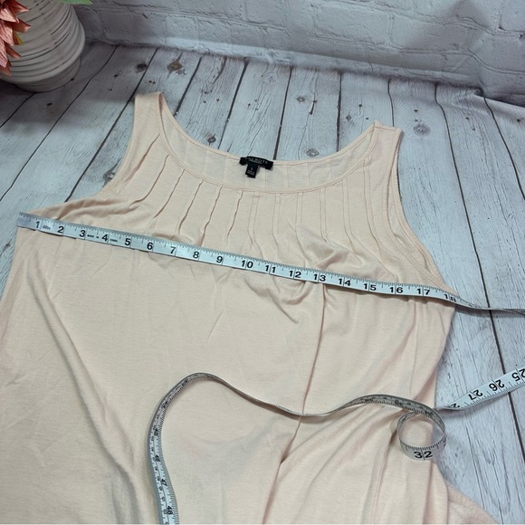 talbots sweater Cardigan w/ tank light dusty pink cotton blend sz L - Picture 7 of 11